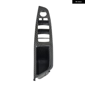 BMW カーアクセサリー ABS 自動インナー ドアハンドル パネル プル トリム カバー 5シリーズ F10 F11 520D 530D 535I 550I 51417225857 - Red Wine