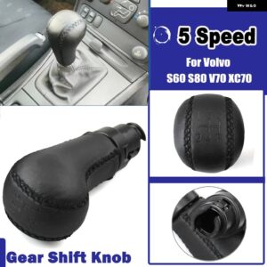 ボルボ カーパーツ S60 2004-2009 S80 2004-2006 V70 II 2004-2008 XC70 II 2004-2007 5/6 マニュアル ギア シフト ノブ質ヘッド - 5 speed
