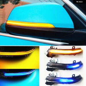 BMW 2X X2 F39 Z4 G29 2シリーズ グランツアラー F46 LED ダイナミック ウィンカー ウインカー シーケンシャル サイドミラー インジケーター ライト - Dynamic Yellow Blue