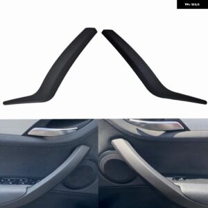 BMW 自動ブラック/ベージュ インテリア ドアハンドル パネル プル トリム カバー カーアクセサリー X1 E84 16D/16I/18D/20D 5141299177 - Black Left and right