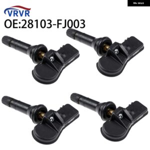 スバル 28103-FJ001 28103FJ002 433 MHZ タイヤエア圧センサー TPMS フォレスター インプレッサ ジャスティ レ - 4pcs