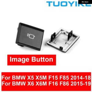 BMW インテリア コンソール スポーツコンフォートスイッチ ボタン ESP 滑り止めレーダーセンサー トリム カバー X5 X6 X5M X6M F15 F16 F85 F86 - Image Button