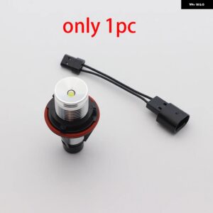 BMW 20ワット 6000 18K 白色 LED ヘッドライト エンジェルアイ 電球 ライト 6シリーズ E63 E64 M6 645CI 650I 2004-2008 - 1 pc white color