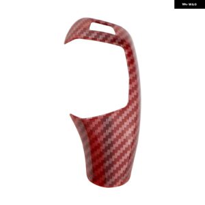 BMW カーボン ギア シフト パネル フレーム ギアノブカバー ヘッド トリム F30 F10 F15 F07 F20 F21 F22 F32 F34 F3 - red