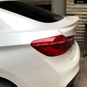 BMW F16 X6 M スタイリング ABS プラスチック 未塗装プライマーカー スタイリング リアウイン グリップ スポイラー - Unpainted