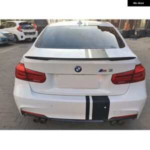 BMW リア トランク スポイラー ウイング P スタイル F30 3シリーズ サルーン / F80 M3 2012 + - Unpainted