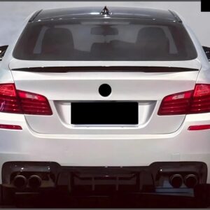 BMW 5シリーズ F10 F18 M5 520I 525I 528I 530I 535I M4 MP PSM スタイル カーボン 黒リア トランク リッド車 スポイラー ウィングチューニング - P- Unpainted