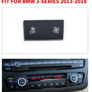 BMW AC 風量 エアコン ボタン カバー 1/2/3シリーズ X1 E84 E90 E91 E92 F20 F30 F35 X3 X4 F25 F26 X5 X6 E70 E71 - F30 short 2013-2018
