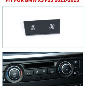 BMW AC 風量 エアコン ボタン カバー 1/2/3シリーズ X1 E84 E90 E91 E92 F20 F30 F35 X3 X4 F25 F26 X5 X6 E70 E71 - X3 X4 2011-2013
