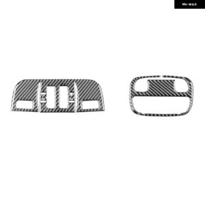 スバル カーボン インプレッサ 2009 2010 2011 車フロント読書灯 フレーム カバー トリム インテリア アクセサリー - As Shown A