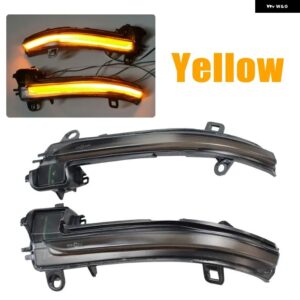 BMW X2 X1 F48 F49 1/2シリーズ F45 F46 F52 セダン 2016-2018 バックミラー ウインカー インジケーター LED ダイナミックウィンカー ライト - Yellow
