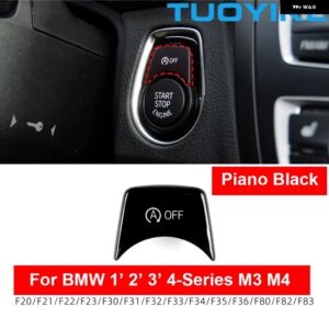 BMW スタートストップ エンジン オフ ボタン スイッチカバー トリム を交換 F20 F22 F30 F32 F34 F36 M3 M4 F80 F83 F10 F07 F06 F12 F01 F02 - F20 Piano Black