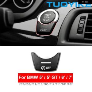 BMW スタートストップ エンジン オフ ボタン スイッチカバー F20 F22 F30 F32 F34 F36 M3 M4 F80 F83 F10 F07 F06 F12 F13 F01 F02 を交換 - F10 1PCS