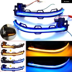 BMW LED ダイナミックウィンカー ライト流水ウインカーフラッシュライト X3 X4 X5 X6 F25 LCI F26 F15 F16 2014 2015 2016-2018 - Dynamic Yellow Blue