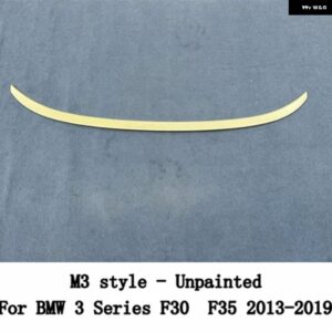 BMW 3シリーズ F30 F35 F80 M3 M4 MP PSM スタイル カーボン 黒リア トランク リッド スポイラー ウィングチューニング 外装 アクセサリー - Unpainted