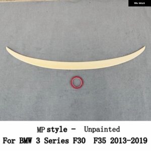 BMW 3シリーズ F30 F35 F80 M3 M4 MP PSM スタイル カーボン 黒リア トランク リッド スポイラー ウィングチューニング 外装 アクセサリー - Unpainted3