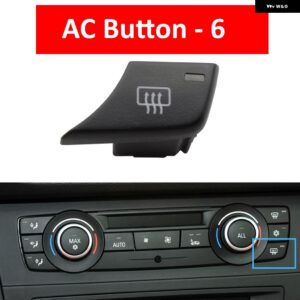 BMW ダッシュボード エアコン AC キー ボタン ロータリーノブキャップリペアキット 1 3 X1 X3 E81 E82 E87 E88 E90 E91 E92 E93 E84 F25 - AC Button 6