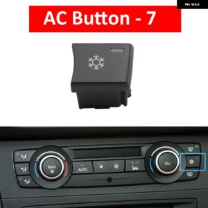 BMW ダッシュボード エアコン AC キー ボタン ロータリーノブキャップリペアキット 1 3 X1 X3 E81 E82 E87 E88 E90 E91 E92 E93 E84 F25 - AC Button 7