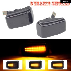 ボルボ ダイナミック LED サイドマーカー信号灯 VO2570101 9133609 V40 V70 S40 850 240 740 C70 940 S70 S90 960 スタイリング - Dynamic Smoked Black