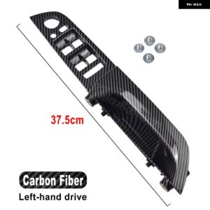 BMW 左ハンドル用席ドアウィンドウスイッチカバー パネル 3シリーズ E90 E91 316 318 320 325 328I 2004-09-2012 LHD - Carbon 37.5 High-LHD