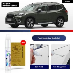 スバル ペイントペン用品 カスタム アクセサリー ペイントスクラッチ修復 スクラッチリムーバー ペイントリペアセット フォレスター - Ink Jade BambooGreen