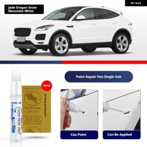 ジャガー E-PACE ペイントペン用品 アクセサリー ペイントスクラッチ修復 スクラッチリムーバーペイントリペアセット - Dragon Snow White