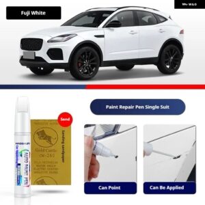 ジャガー E-PACE ペイントペン用品 アクセサリー ペイントスクラッチ修復 スクラッチリムーバーペイントリペアセット - Fuji White