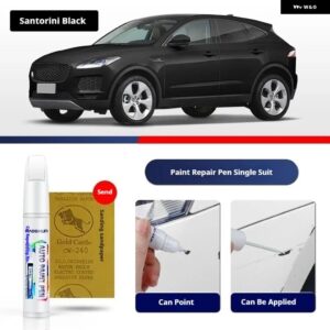 ジャガー E-PACE ペイントペン用品 アクセサリー ペイントスクラッチ修復 スクラッチリムーバーペイントリペアセット - Santorini Black