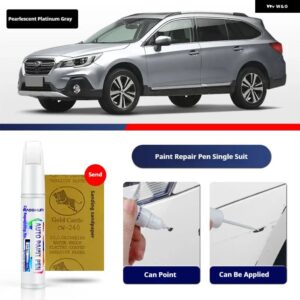 スバル アウトバックペイントペン用品 アクセサリー ペイントスクラッチ修復 スクラッチリムーバーペイントリペアセット - Pearlescent Gray
