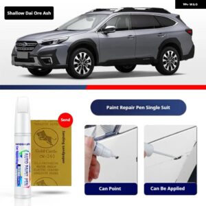 スバル アウトバックペイントペン用品 アクセサリー ペイントスクラッチ修復 スクラッチリムーバーペイントリペアセット - Shallow Dai Ore Ash