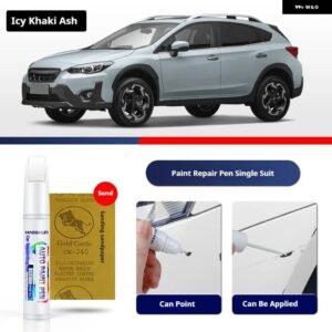 スバル XV ペイントペン用品 アクセサリー ペイントスクラッチ修復 スクラッチリムーバーペイントリペアセット - Icy Khaki Ash