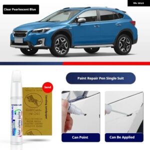 スバル XV ペイントペン用品 アクセサリー ペイントスクラッチ修復 スクラッチリムーバーペイントリペアセット - Pearlescent Blue
