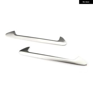 BMW フロント両側リーフプレートフェンダー フレーム カバー トリム ストリップ X3 G01 X4 G02 2018 - 2022 アクセサリー - Silver