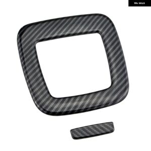 BMW 2個 ABS スライバーブラック インテリア トランク スイッチハンドル トリム カバー X3 G01 X4 G02 2018 - 2022 ステッカー アクセサリー - Black Carbon