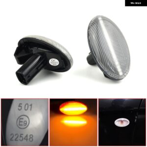 スバル ダイナミックサイドマーカー フォレスター 01-05 リバティ 00-03 インプレッサ WRX STI 02-07 LED ウィンカー - Dynamic Crystal