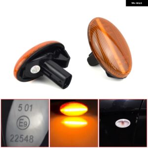 スバル ダイナミックサイドマーカー フォレスター 01-05 リバティ 00-03 インプレッサ WRX STI 02-07 LED ウィンカー - Dynamic Yellow