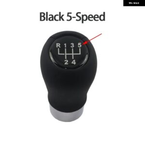 BMW カーボンルック マニュアル 5 6スピード ギア シフト ノブレバーハンドル 1 3 5 6ER E46 E53 E60 E61 E63 E81 E82 E83 E84 E87 E90 E91 E92 - Black 5 Speed