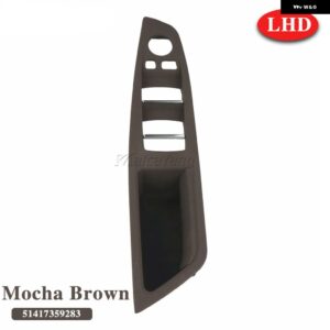 BMW インテリア ウィンドウリフトスイッチ パネルドアハンドル フレーム 51417225873 5シリーズ F10 F18 520I 525I 528I 2010-2016 - LHD Mocha