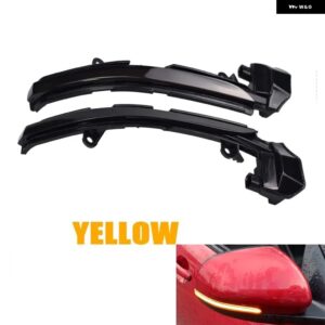 ジャガー XE XF XJ F-TYPE XK XKR I-PACE X250 X260 ダイナミック ウインカー インジケーター ミラー ターン - Yellow