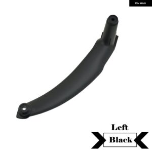 BMW カー スタイリング 左右 インテリア インナードア 51416969401 E70 E71 X5 X6 ベージュ黒 アームレスト パネル ハンドルプル トリム ホルダー - Black(on the left)