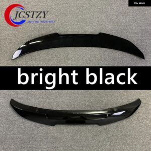 BMW 5シリーズ E60 M5 ABS カーボン スポイラー 2004-09 リア トランク ウイン グリップ スポイラー 装飾 スタイリング - Bright Black