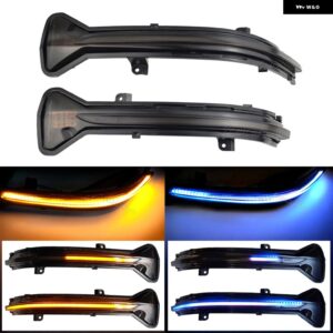 BMW 2X ダイナミック ウインカー 3ER G20 G21 G28 G2X 2019 2020 LED ウィンカーライト サイドリアビューミラー ランプ - Dynamic Blue Yellow
