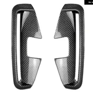 BMW フロント バンパー サイド カナード 4シリーズ G22 G23 M スポーツ 2020-2024 スポイラー ディフューザー スプリッター フォグライト エアベント - Carbon Look A