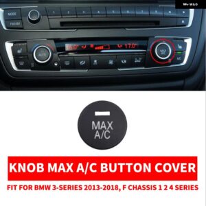 BMW ABS カー エアコン CD デジタル コントロール キー ボタン カバー トリム ステッカー F30 F80 F31 F32 F33 F35 2013-18 1/2/3/4シリーズ - Max AC Button