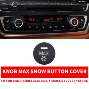 BMW ABS カー エアコン CD デジタル コントロール キー ボタン カバー トリム ステッカー F30 F80 F31 F32 F33 F35 2013-18 1/2/3/4シリーズ - Max Snow Button