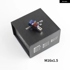 BMW M12X1.5 /1.25 /1.75 チタン 合金 磁性 オイルドレン プラグオイルサンプナット M14X1.5 M16X1.5 永久磁気 - KL-M16x1.5