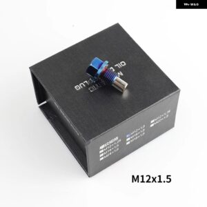BMW M12X1.5 /1.25 /1.75 チタン 合金 磁性 オイルドレン プラグオイルサンプナット M14X1.5 M16X1.5 永久磁気 - KL-M12x1.5