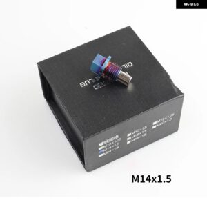 BMW M12X1.5 /1.25 /1.75 チタン 合金 磁性 オイルドレン プラグオイルサンプナット M14X1.5 M16X1.5 永久磁気 - KL-M14x1.5