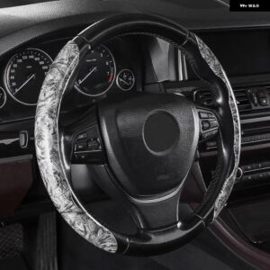 ジャガー 木目調 ステアリングホイール カバー 触感抜群 E-PACE F-PACE F-TYPE XFL - gray