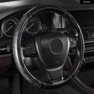 ジャガー 木目調 ステアリングホイール カバー 触感抜群 E-PACE F-PACE F-TYPE XFL - black